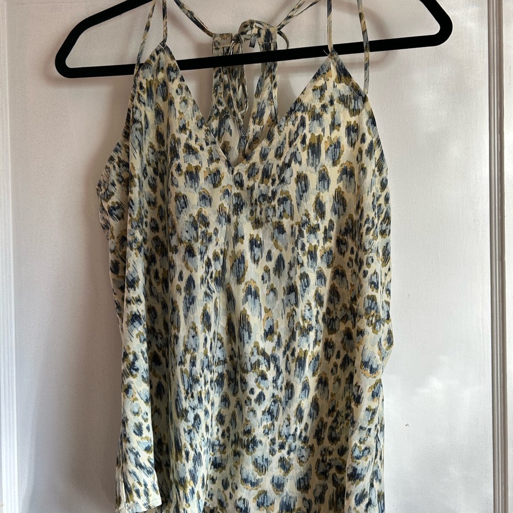 Leopard Print Halter Top